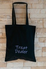 Nákupní taška SHOPPER s výšivkou  "Treat Dealer"