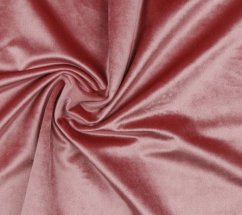 Růžový sametový obojek s přezkou