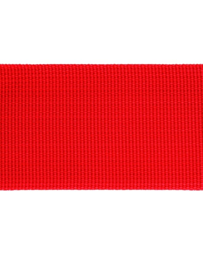 Červený popruhový obojek se sponou