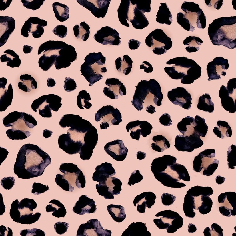 Růžový leopard softshellové klasické vodítko