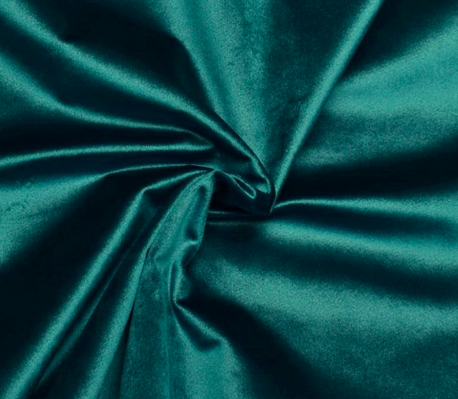 Zelený sametový pevný
