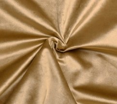 Zlatý sametový obojek se sponou