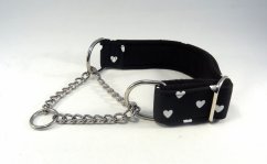 Black hearts softshellový polostahovací s řetízkem