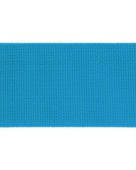 Světle modrý popruhový obojek se sponou