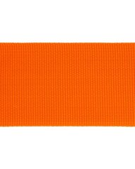 Oranžový popruhový obojek se sponou