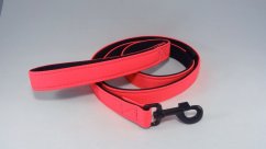 Neo pink softshellové klasické vodítko