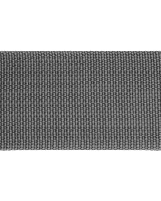 Šedý popruhový obojek se sponou