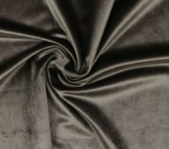 Šedohnědý sametový pevný postroj