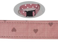 Pink reflex softshellový obojek bez zapínání