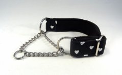 Black hearts softshellový polostahovací s řetízkem