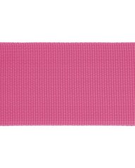 Růžový popruhový obojek se sponou