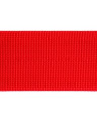 Červený popruhový obojek se sponou