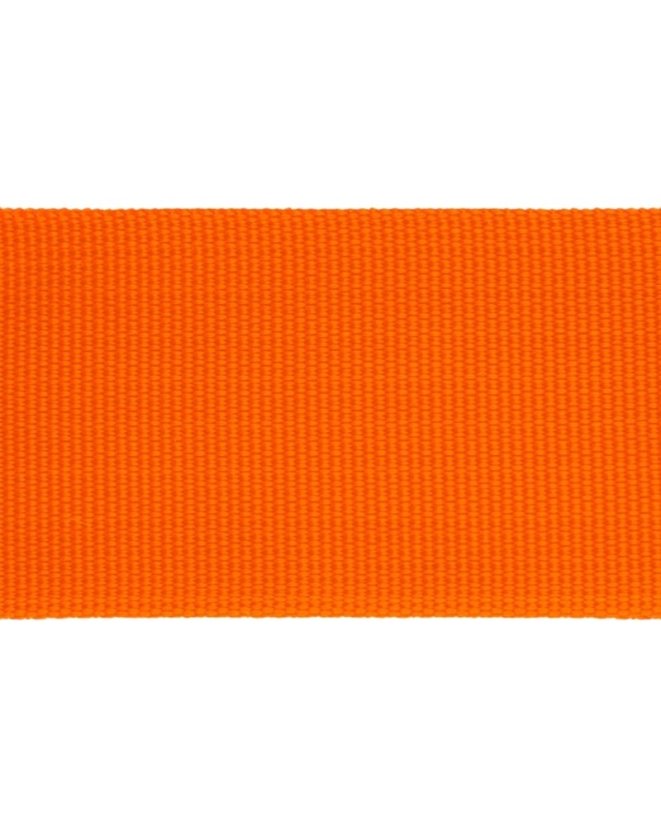 Oranžový popruhový obojek se sponou