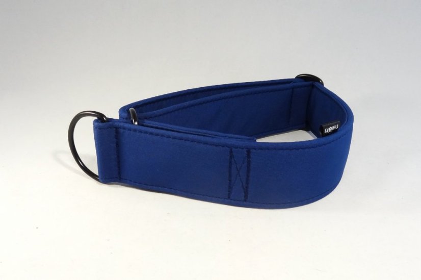 Tmavě modrý softshellový polostahovací