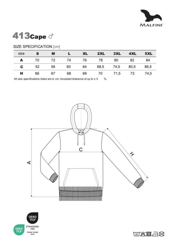 Pánská mikina s vlastní výšivkou