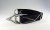 Black marble softshellový polostahovací s řetízkem