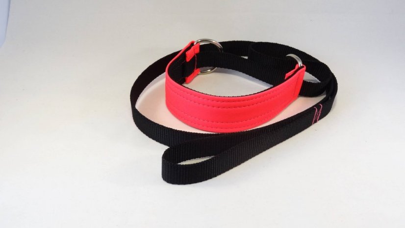 Neo pink softshellový vypouštěcí obojek