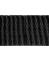 Černý popruhový obojek se sponou