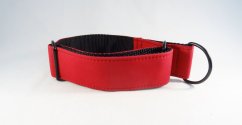 Červený softshellový polostahovací