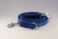 Modré sametové přepínací vodítko