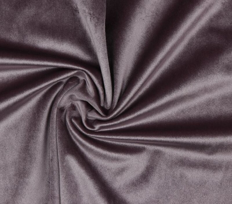 Lila sametový obojek se sponou