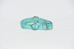 Blue marble softshellový obojek bez zapínání