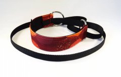 Red round softshellový vypouštěcí obojek