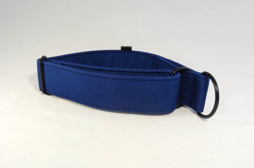 Tmavě modrý softshellový polostahovací