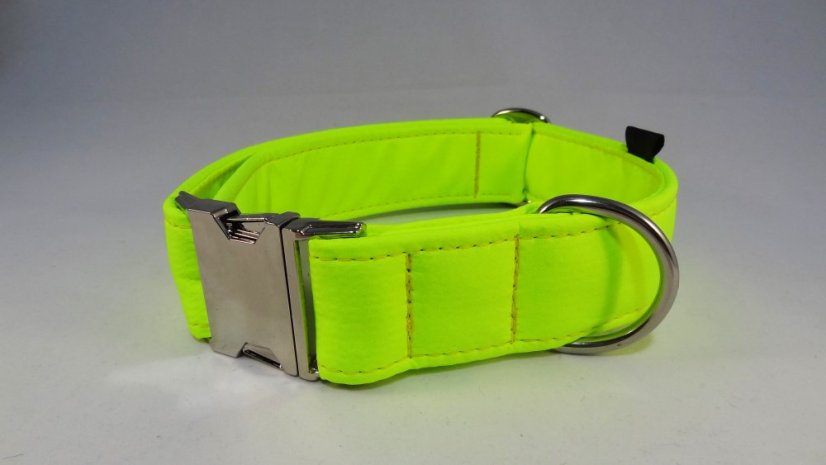 Neo yellow softshellový obojek se sponou