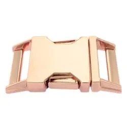 Kovová rosegold spona